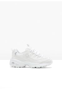 bonprix - Sneakersy chunky marki Skechers z pianką memory. Kolor: biały #1