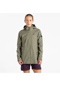 DARE 2B - Switch Up II damska kurtka przeciwdeszczowa. Kolor: zielony. Materiał: materiał. Sport: wspinaczka, turystyka piesza #1
