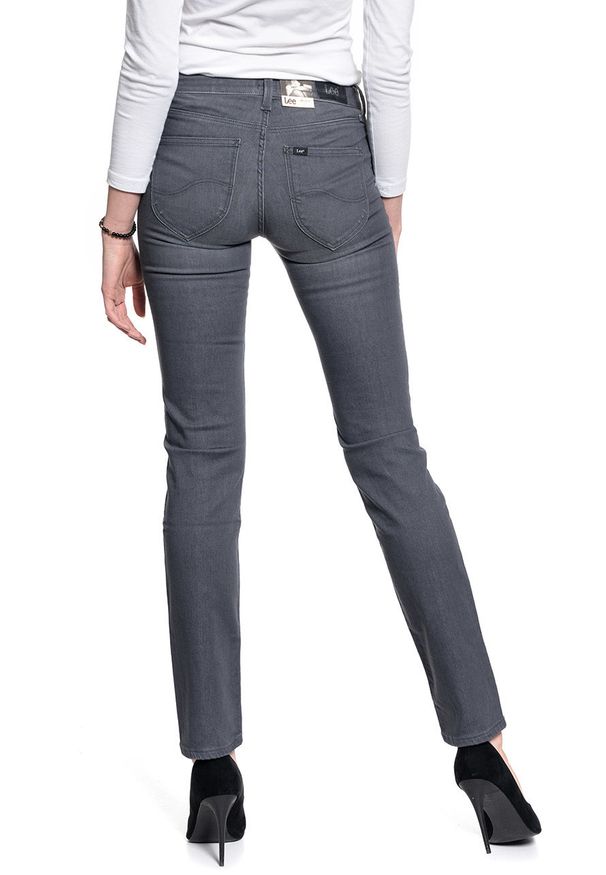 Lee - LEE MARION DAMSKIE SPODNIE JEANSOWE JEANSY DARK IRON L301PMUZ. Okazja: na co dzień. Stan: podwyższony. Styl: casual
