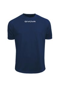 Koszulka piłkarska dla dorosłych Givova One. Kolor: niebieski. Sport: piłka nożna #1