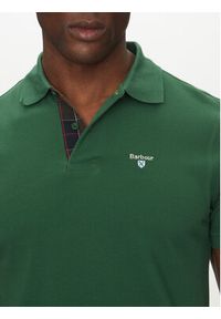 Barbour Polo Tartan MML0012OL72 Zielony Regular Fit. Typ kołnierza: polo. Kolor: zielony. Materiał: bawełna #3