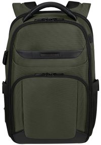 Samsonite 147139 1388 14.1'' PRO-DLX 6 zielony. Kolor: zielony. Materiał: skóra, materiał. Wzór: kolorowy. Styl: elegancki, biznesowy #5