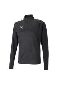 Sweatshirt 1/4 zip Puma teamLIGA Graphic. Kolor: czarny. Materiał: poliester. Sport: piłka nożna #1