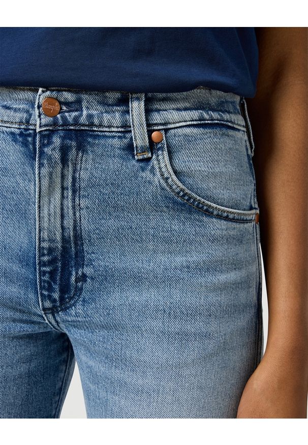 Wrangler - DAMSKIE SPODNIE JEANSOWE WRANGLER SUNSET FROSTY SILVER 112356409