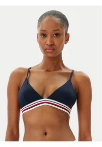 TOMMY HILFIGER - Tommy Hilfiger Góra od bikini UW0UW05805 Granatowy. Kolor: niebieski. Materiał: syntetyk