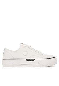Karl Lagerfeld - KARL LAGERFELD Trampki Kampus Max III KL50470N Biały. Kolor: biały. Materiał: skóra #1
