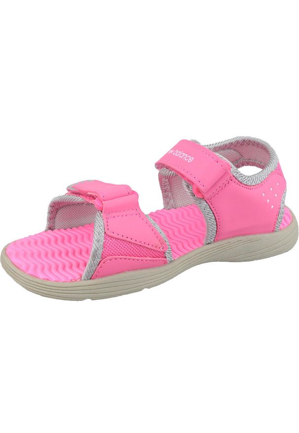 Buty do chodzenia dla dzieci New Balance Kids Poolside Sandal. Zapięcie: rzepy. Kolor: wielokolorowy, szary. Materiał: syntetyk, materiał