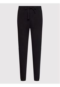 Deha Spodnie dresowe D63007 Czarny Relaxed Fit. Kolor: czarny. Materiał: bawełna #5
