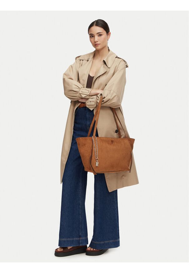 Guess Torebka Devon HWSG97 45230 Brązowy jasny. Kolor: brązowy