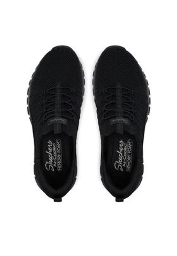 skechers - Skechers Sneakersy Graceful - Picture Perfect 100702/BBK Czarny. Kolor: czarny. Materiał: materiał