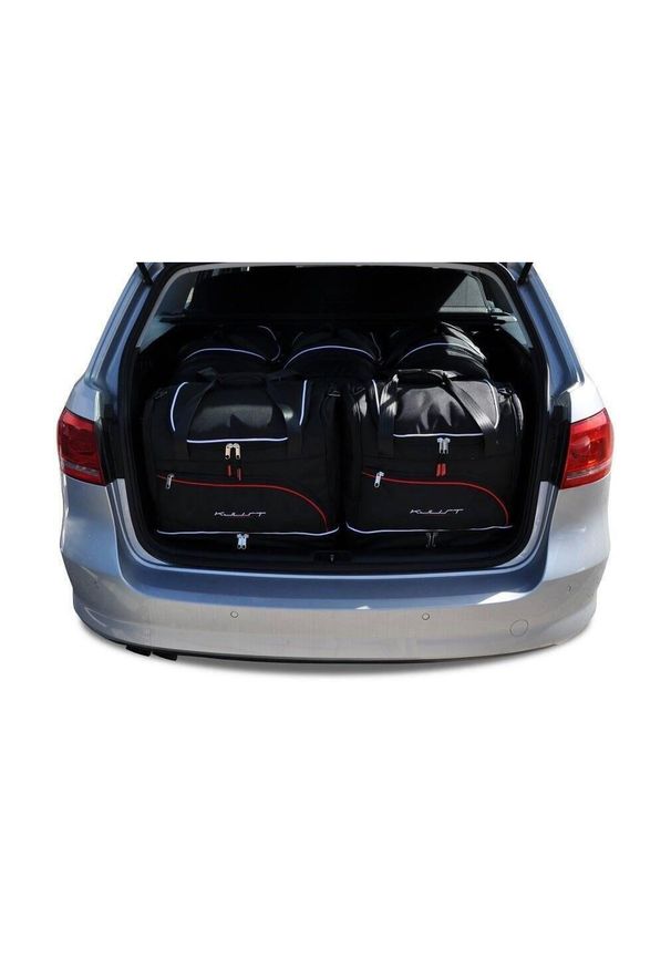 KJUST - Torby Do Bagażnika Vw Passat Variant 2010-2014 5Szt Kjust. Kolor: czarny. Styl: sportowy