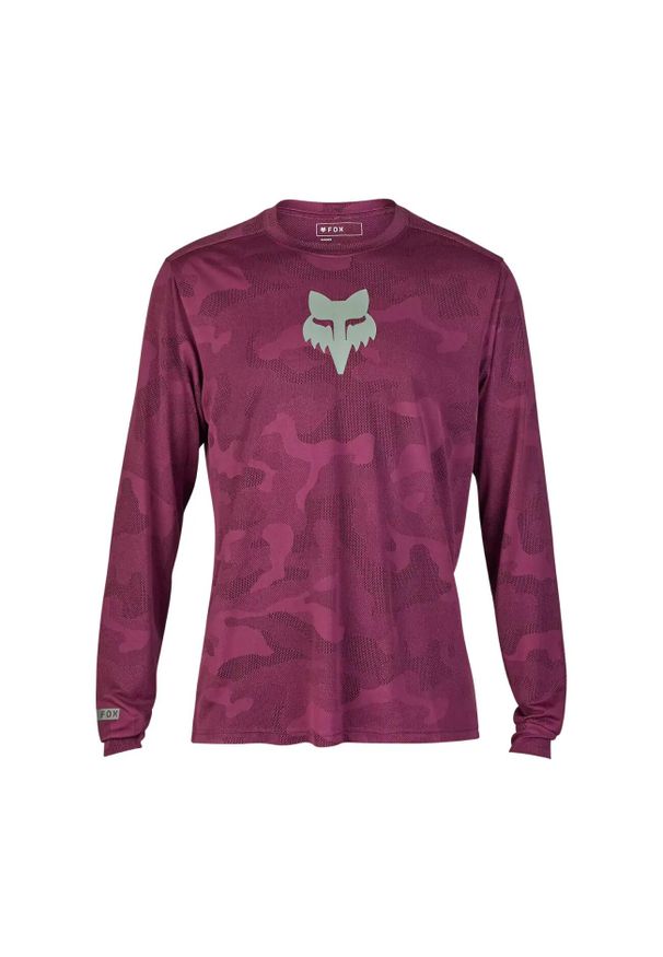 FOX - Longsleeve rowerowy męski Fox Racing Ranger Tru Dri. Kolor: czerwony. Długość rękawa: długi rękaw