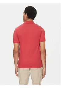 BOSS Polo Passenger 50507803 Czerwony Slim Fit. Typ kołnierza: polo. Kolor: czerwony. Materiał: bawełna #4