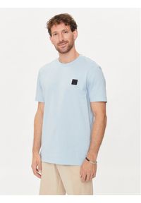 BOSS - Boss T-Shirt Tiburt 278 50515598 Błękitny Regular Fit. Kolor: niebieski. Materiał: bawełna