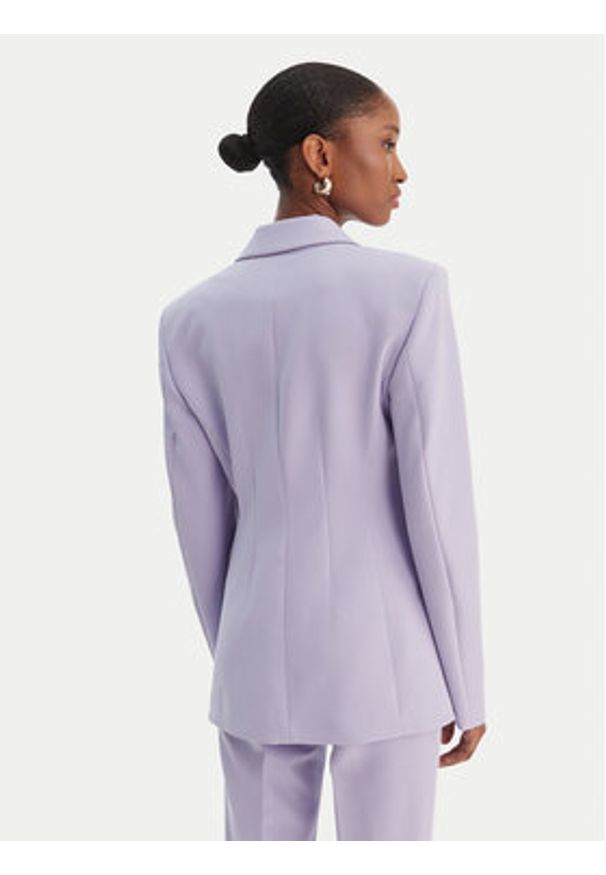 Hugo - HUGO Marynarka Asmalla-1 50533901 Granatowy Slim Fit. Kolor: niebieski. Materiał: syntetyk