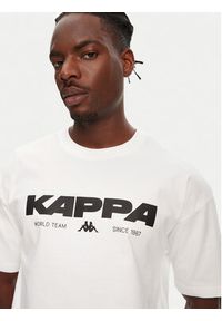 Kappa T-Shirt Nhisso 351S5MW Biały Regular Fit. Kolor: biały. Materiał: bawełna #5