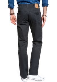 Wrangler - WRANGLER SPODNIE MĘSKIE TEXAS STRETCH NAVY GREY W12132134. Stan: podwyższony #8