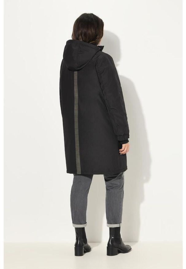 ULLA POPKEN - Damskie Kurtka funkcyjna HYPRAR linia A z recyklingu. Kolekcja: plus size. Kolor: czarny. Materiał: poliester, materiał. Sport: turystyka piesza