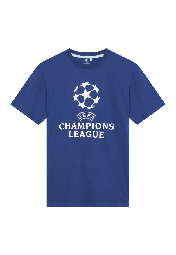 CHAMPIONS LEAGUE - koszulka UEFA Champions League. Kolor: niebieski. Materiał: bawełna