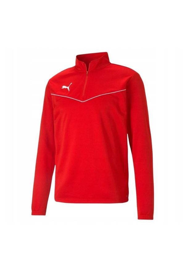 Puma - Męska Bluza Team Rise. Kolor: czerwony
