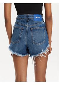 Hugo Szorty jeansowe Galara 50513721 Niebieski Regular Fit. Kolor: niebieski. Materiał: bawełna