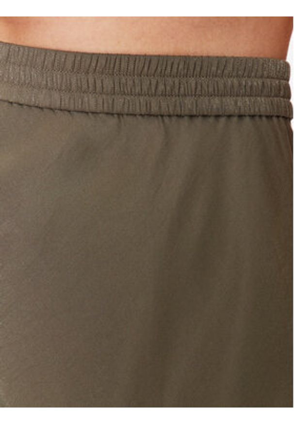 Olsen Spódnica midi 16001336 Khaki Regular Fit. Kolor: brązowy. Materiał: wiskoza