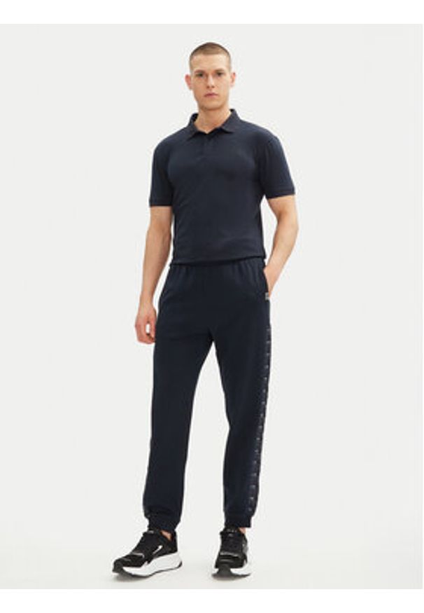 EA7 Emporio Armani Polo 7M000228 AF10373 UB102 Granatowy Regular Fit. Typ kołnierza: polo. Kolor: niebieski. Materiał: bawełna