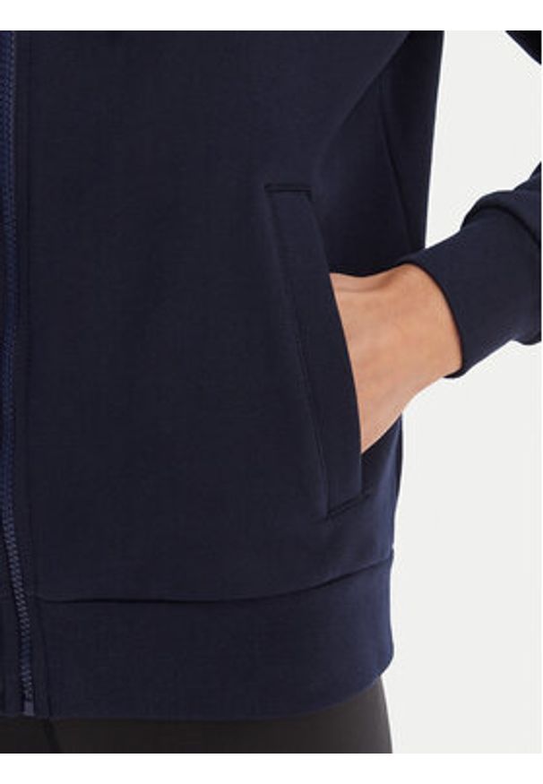 Lacoste Bluza SF5256 Granatowy Regular Fit. Kolor: niebieski. Materiał: bawełna