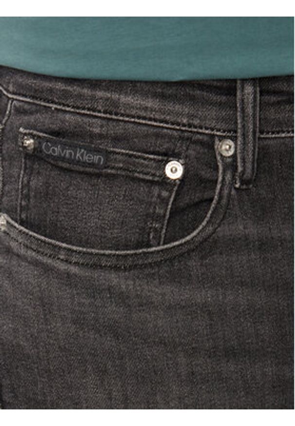 Calvin Klein Jeans Jeansy J30J325968 Czarny Skinny Fit. Kolor: czarny