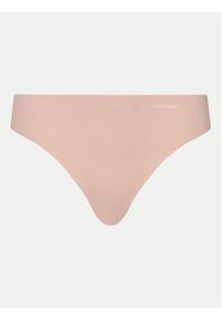 Calvin Klein Underwear Komplet 3 par stringów 000QD3558E Różowy. Kolor: różowy. Materiał: syntetyk #5