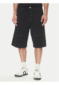 Jack & Jones - Jack&Jones Szorty materiałowe Owen 12278222 Czarny Baggy Fit. Kolor: czarny. Materiał: bawełna