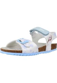 Geox - Sandały GEOX J ADRIEL GIRL Niebieski. Kolor: niebieski. Materiał: tkanina, syntetyk. Sezon: lato #1