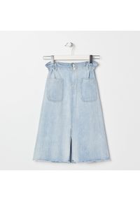 Sinsay - Spódnica damska - Niebieski. Kolor: niebieski. Materiał: jeans #1