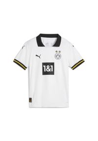 Puma - Młodzieżowa koszulka dodatkowa Borussia Dortmund 24/25 PUMA White. Kolor: biały. Materiał: materiał