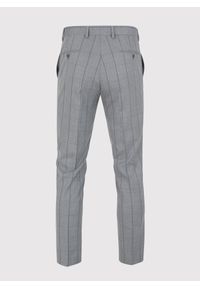 Pako Lorente - PAKO LORENTE – Szare spodnie garniturowe w kratę Windowpane. Kolor: szary. Materiał: poliester, wiskoza, elastan #2