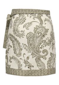 only - ONLY Spódnica mini Leya 15373651 Kremowy Regular Fit. Kolor: kremowy. Materiał: wiskoza #3