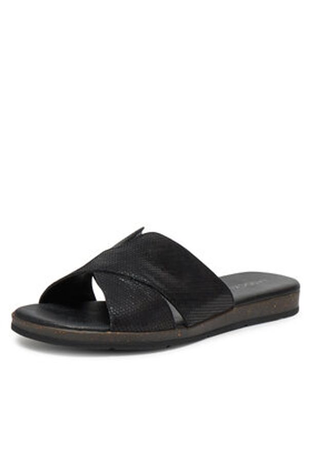 Lasocki Klapki WI16-740A-02 Czarny. Kolor: czarny. Materiał: skóra, zamsz