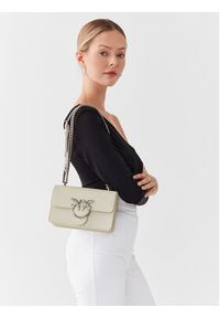 Pinko Torebka Love One Mini Dc . PE 23 PLTT 100074 A0F1 Écru. Materiał: skórzane #5