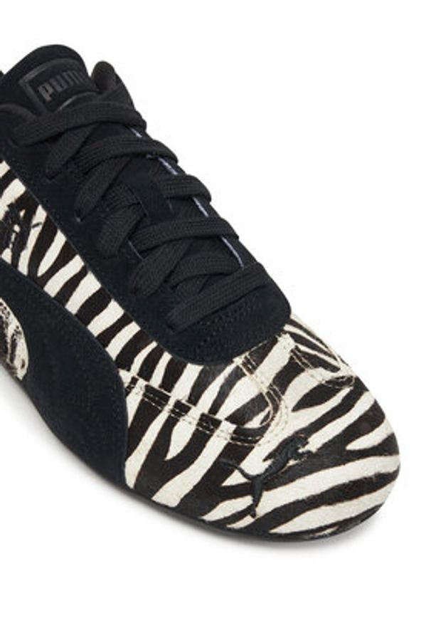 Puma Sneakersy Speedcat Zebra Wns 403356 01 Czarny. Kolor: czarny. Materiał: skóra. Wzór: motyw zwierzęcy