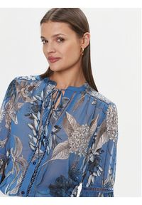 Guess Bluzka W3RH56 WDW52 Niebieski Regular Fit. Kolor: niebieski. Materiał: syntetyk #2