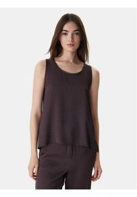 Marella Bluzka Nembi 2615161011 Brązowy Regular Fit. Kolor: brązowy. Materiał: acetat #1