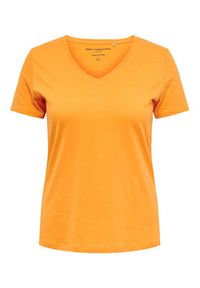 ONLY Carmakoma T-Shirt 15285965 Pomarańczowy Regular Fit. Kolor: pomarańczowy #5