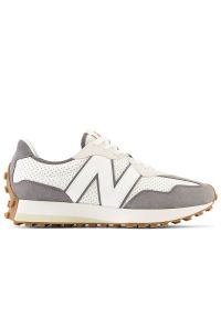 Buty New Balance MS327PJ - szare. Okazja: na co dzień. Kolor: szary. Materiał: guma, zamsz, materiał, skóra. Szerokość cholewki: normalna. Sport: turystyka piesza