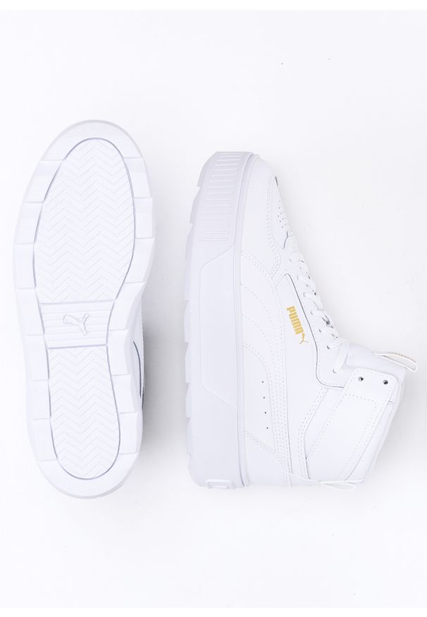 Puma - Sneakersy damskie białe PUMA KARMEN REBELLE MID. Okazja: na co dzień, na spacer, do pracy. Kolor: biały. Sport: turystyka piesza
