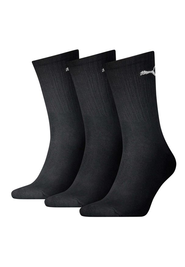 SKARPETY Puma Crew Socks 3 Pack, Dla obu płci. Kolor: czarny
