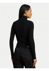 Lauren Ralph Lauren Golf L/s Turtle Neck 200643398011 Czarny Slim Fit. Typ kołnierza: golf. Kolor: czarny. Materiał: bawełna #6