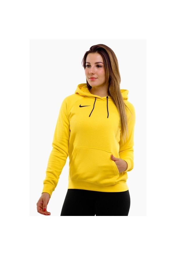 Bluza sportowa damska Nike Wmns Park 20 Fleece. Typ kołnierza: kaptur. Kolor: czarny, żółty, wielokolorowy