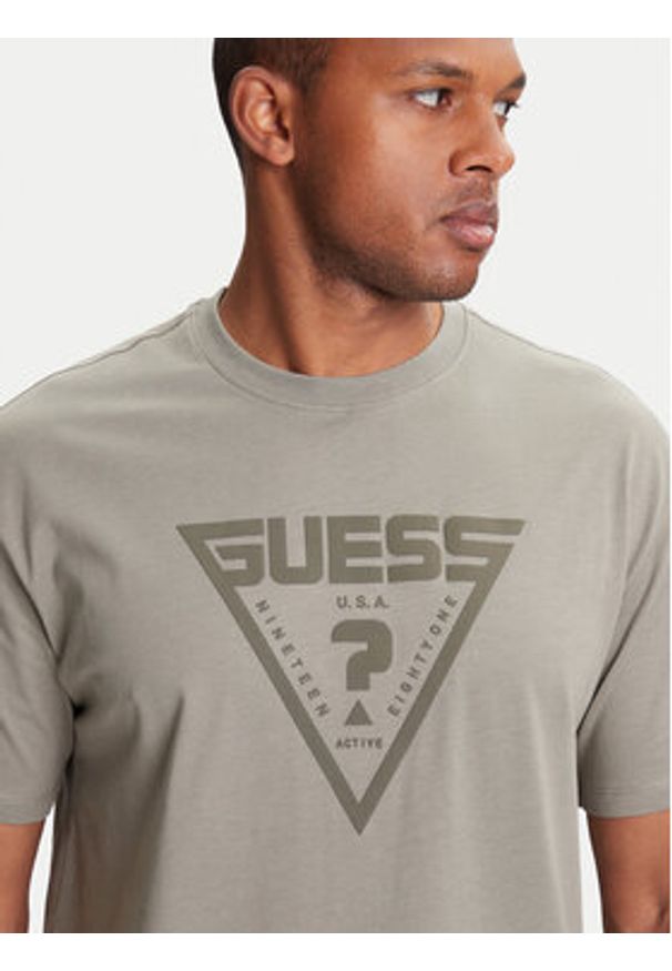 Guess T-Shirt Z4BI02 I3Z14 Zielony Regular Fit. Kolor: zielony. Materiał: bawełna