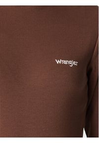 Wrangler Body W7ZNDVXEP 112320750 Brązowy Regular Fit. Kolor: brązowy. Materiał: bawełna #3