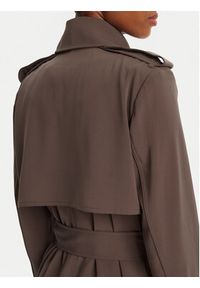 BARDOT - Bardot Trencz Kira Trench Coat 57053JB3 Brązowy Regular Fit. Kolor: brązowy. Materiał: syntetyk #2